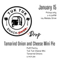 Tamarind Onion and Cheese Mini Pie