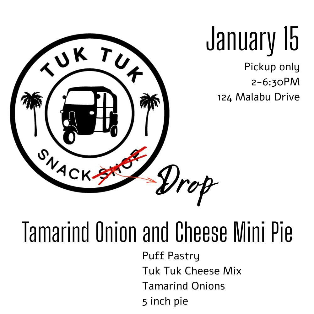 Tamarind Onion and Cheese Mini Pie